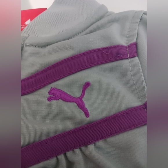 Puma toddler girl's tracksuit, includes a zip-up jacket and matching pants. - Picture 12 of 13